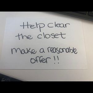Clear the closet